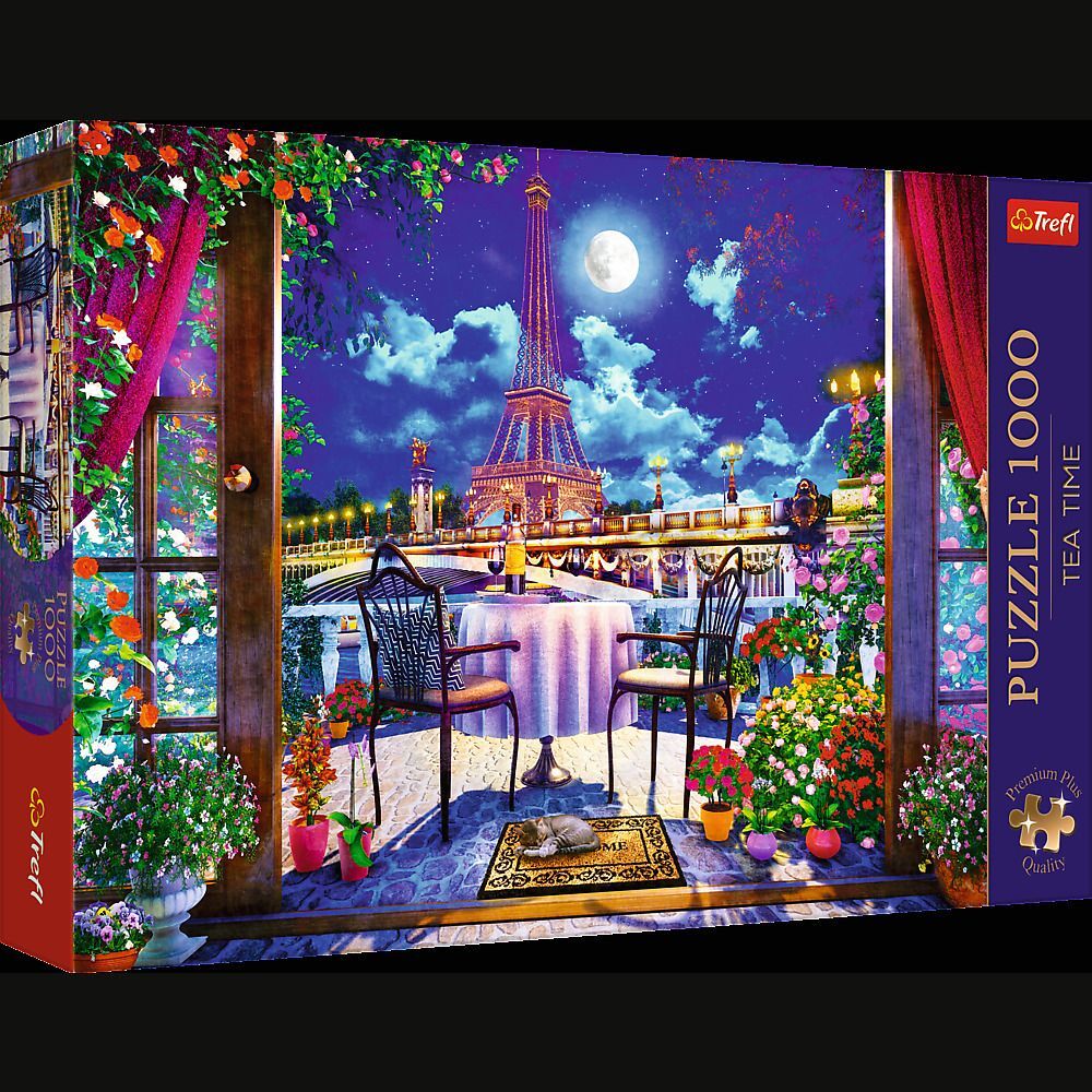 Puzzle Premium Plus 1000 Paris im Mondschein