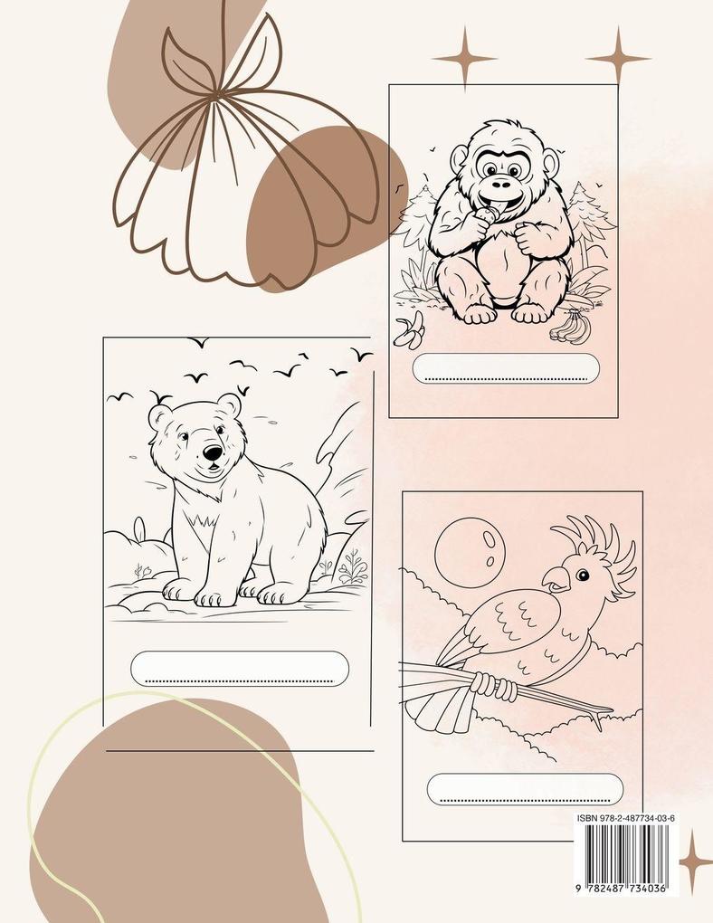 Jungles .Animal Coloring Book