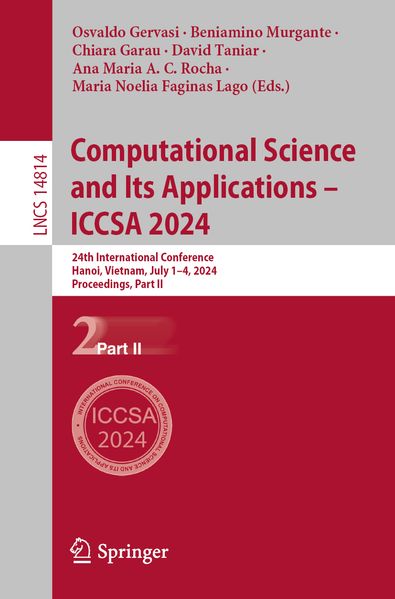 Computational Science and Its Applications - ICCSA 2024