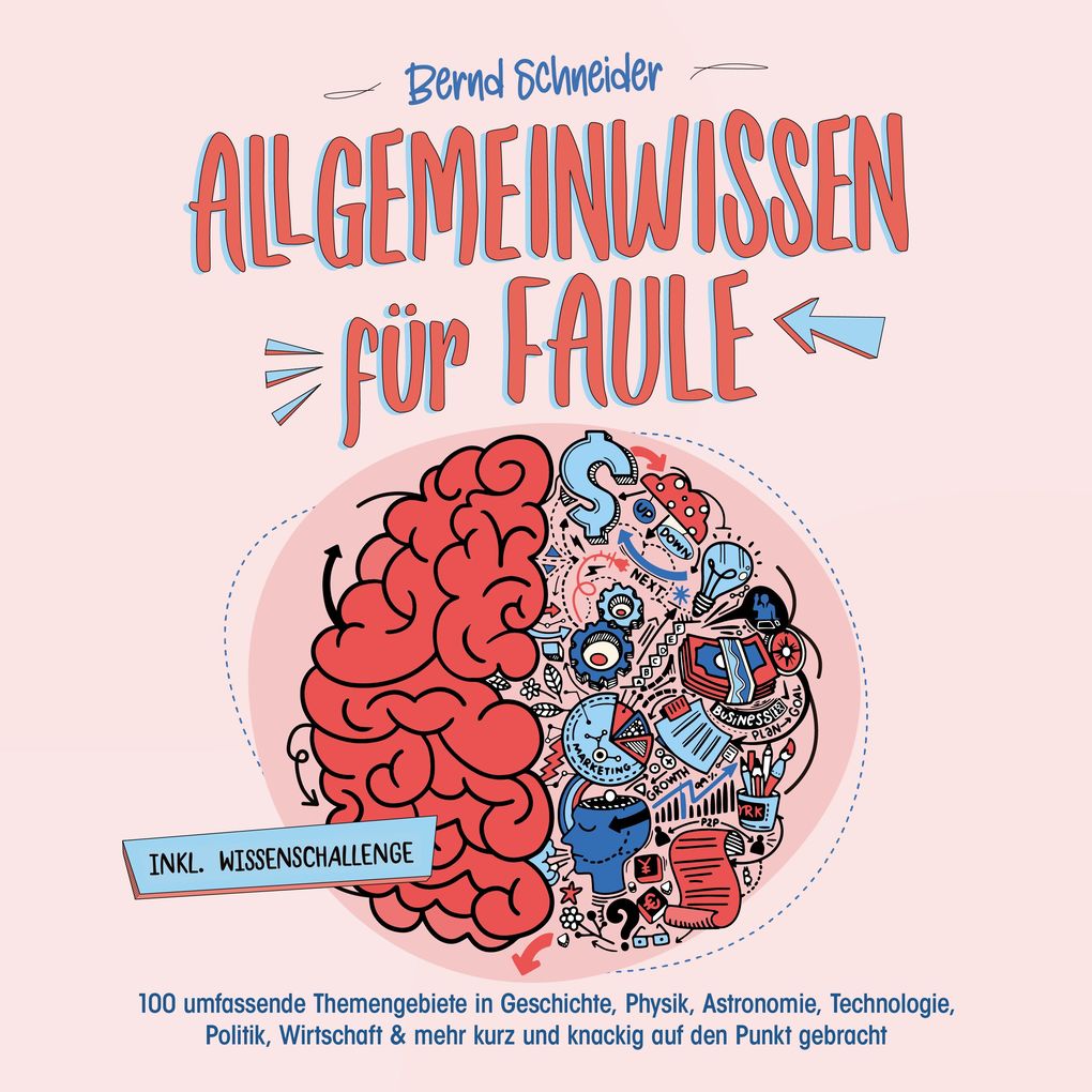 Allgemeinwissen für Faule - 100 umfassende Themengebiete in Geschichte Physik Astronomie Technologie Kultur Politik Wirtschaft & vielem mehr kurz und knackig auf den Punkt gebracht - inkl. Quiz