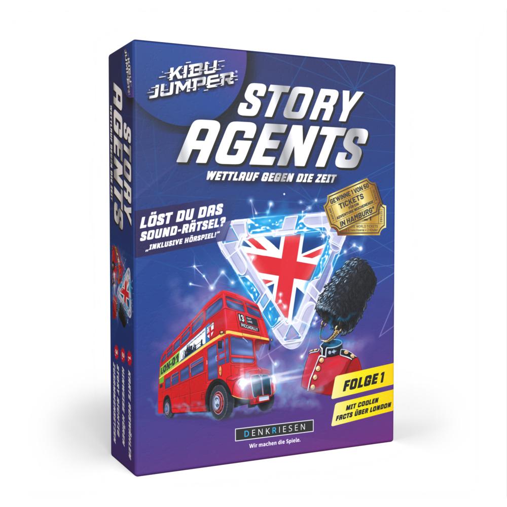 DENKRIESEN - KIBU JUMPER® - Story Agents - London - 'Wettlauf gegen die Zeit'