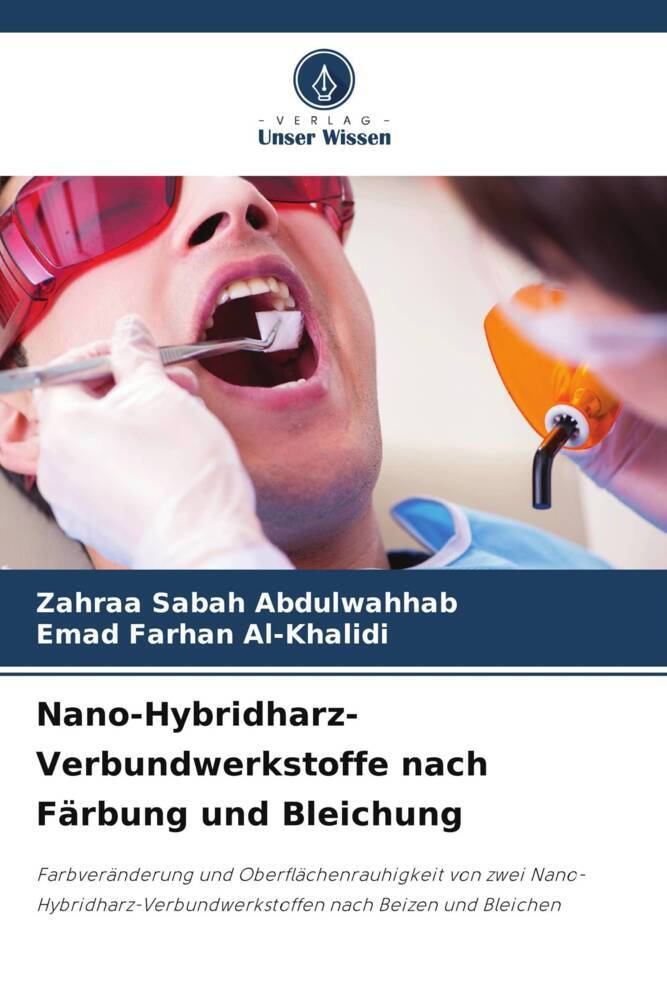 Nano-Hybridharz-Verbundwerkstoffe nach Färbung und Bleichung