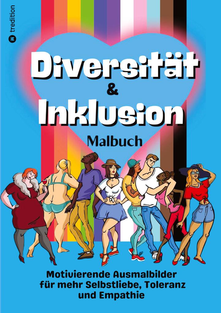 Malbuch Diversität & Inklusion - Ausmalbuch für Erwachsene und Jugendliche