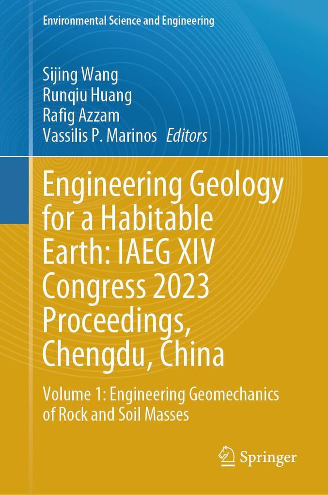 Engineering Geology for a Habitable Earth: IAEG XIV Congress 2023 Proceedings Chengdu China