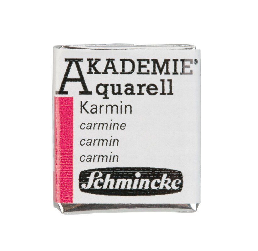 Schmincke Akademie Aquarell 1/2 Näpfchen Karmin