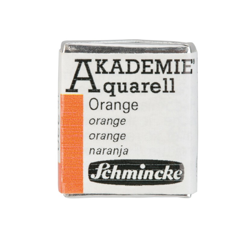 Schmincke Akademie Aquarell 1/2 Näpfchen Orange