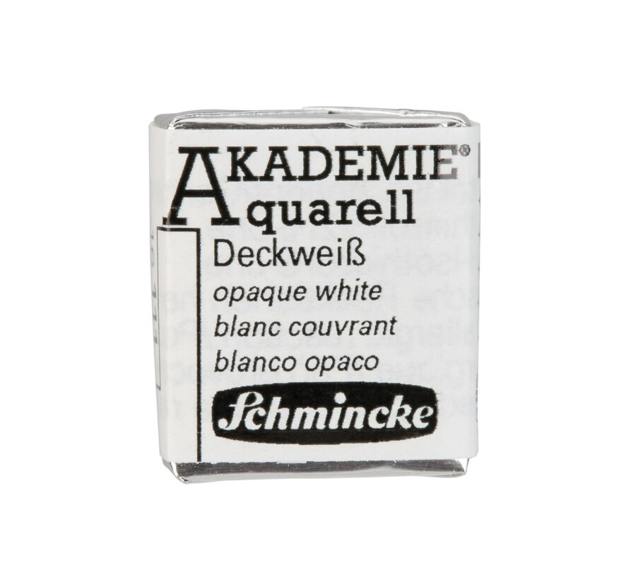 Schmincke Akademie Aquarell 1/2 Näpfchen Deckweiß