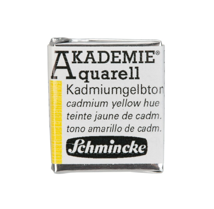 Schmincke Akademie Aquarell 1/2 Näpfchen Kadmiumgelbton