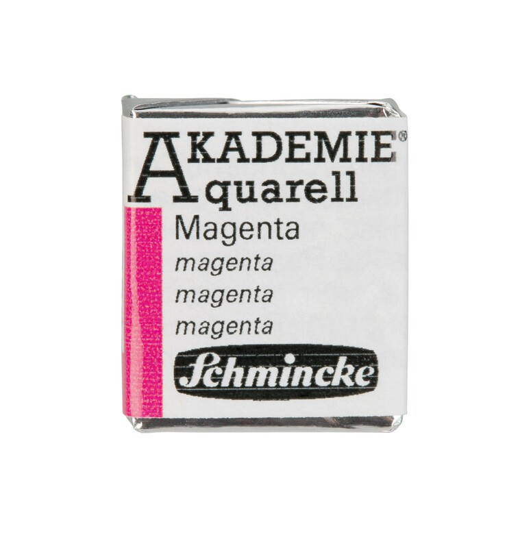 Schmincke Akademie Aquarell 1/2 Näpfchen Magenta