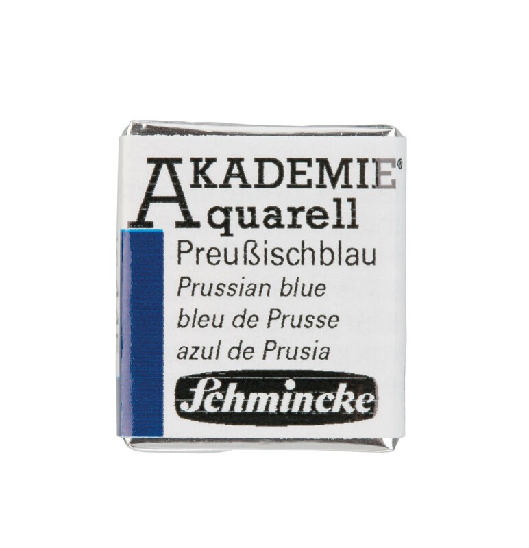 Schmincke Akademie Aquarell 1/2 Näpfchen Preußischblau