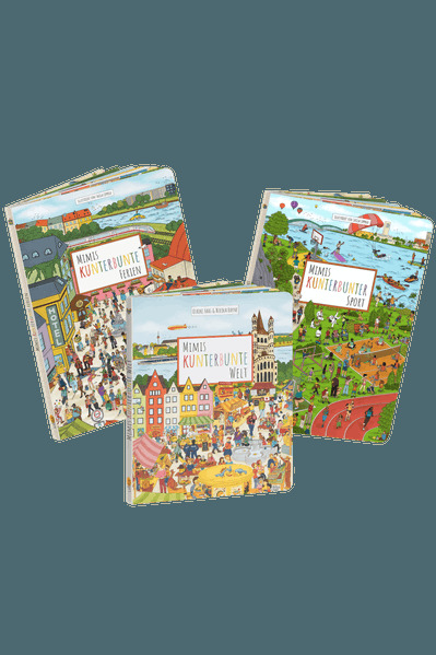 Die Mimi Wimmelbuch-Reihe - Alle drei Bücher im Set