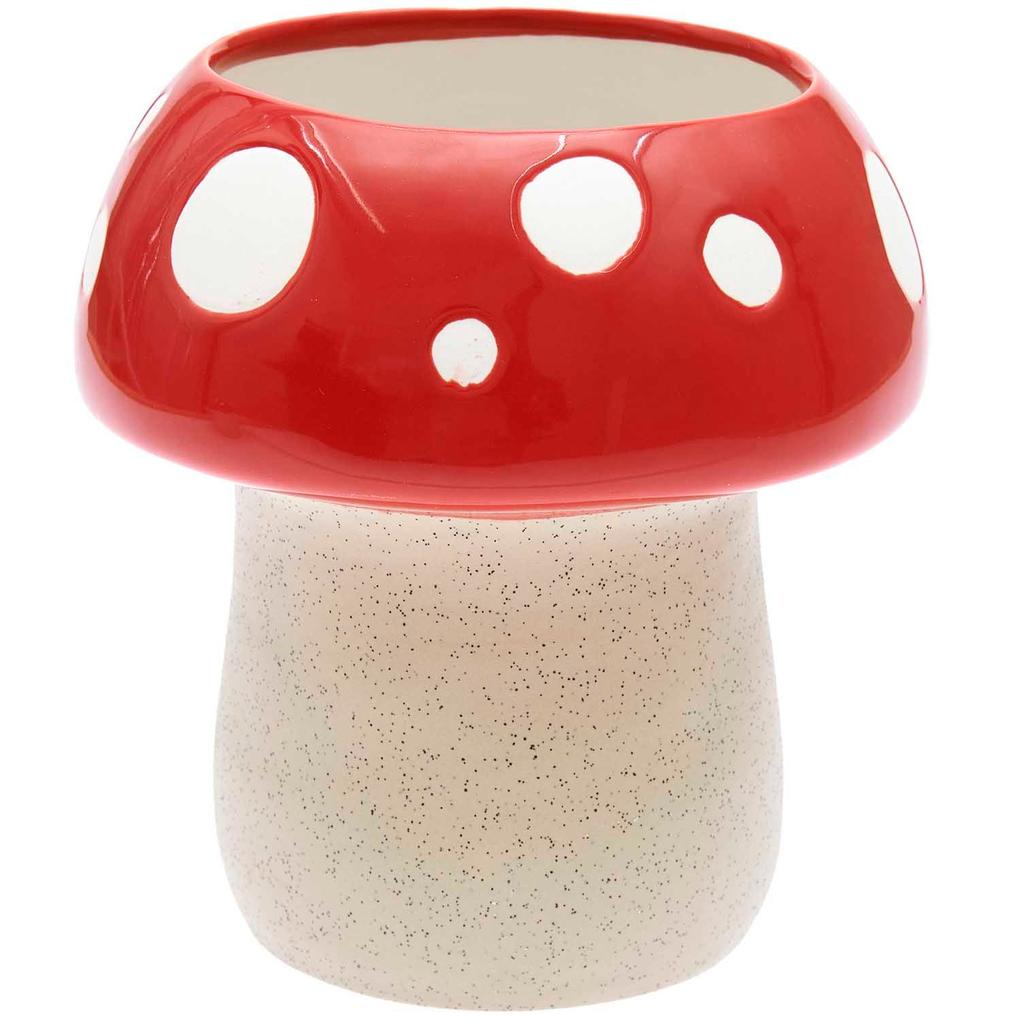 Keramik Vase FliegenpilzØ 145 cm H 15 cm
