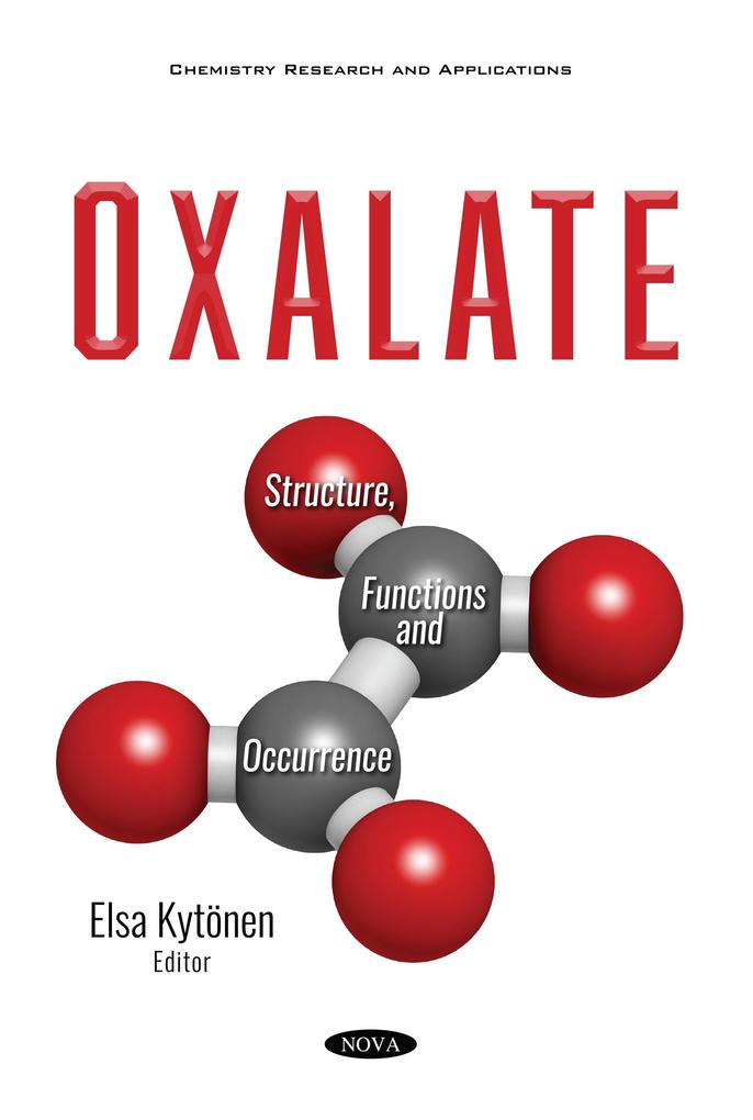 Oxalate: Structure Functions and Occurrence
