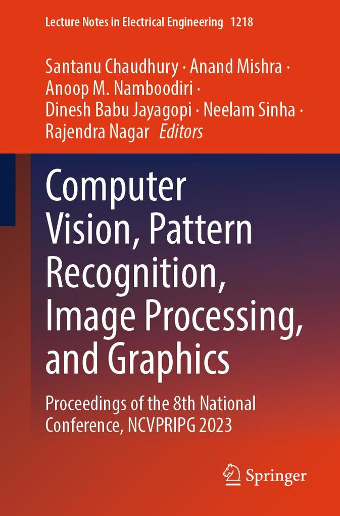 Computer Vision Pattern Recognition Image Processing and Graphics
