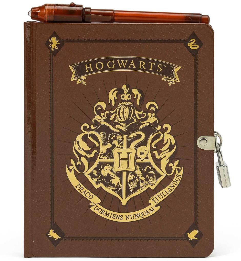Harry Potter: Hogwarts Lock & Key Diary [Invisible Ink Pen]