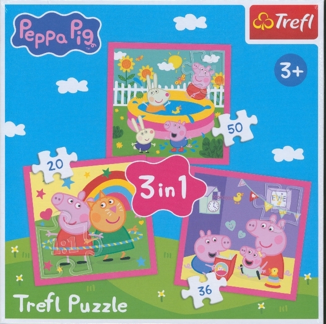 3 in 1 Puzzle - Peppa Pig