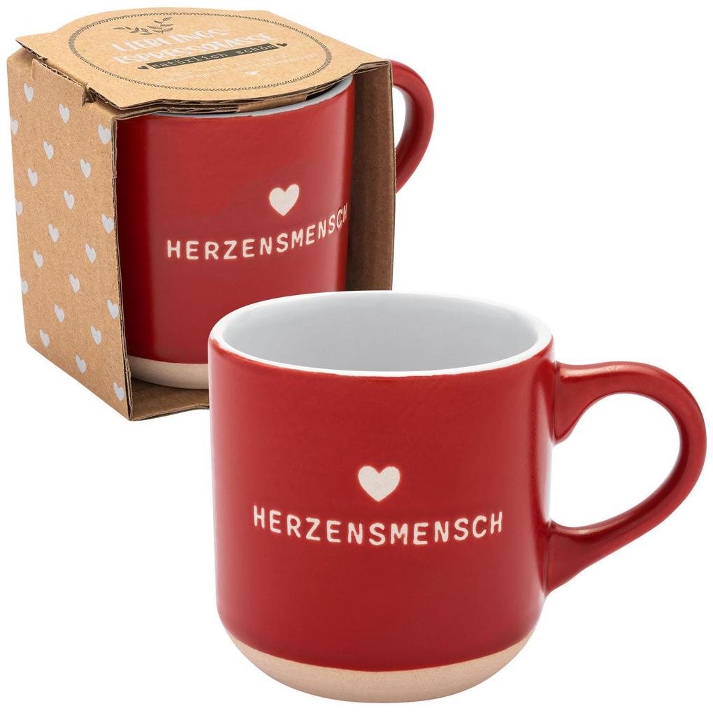 GRUSS & CO Espressotasse Motiv Herzensmensch 10 cl