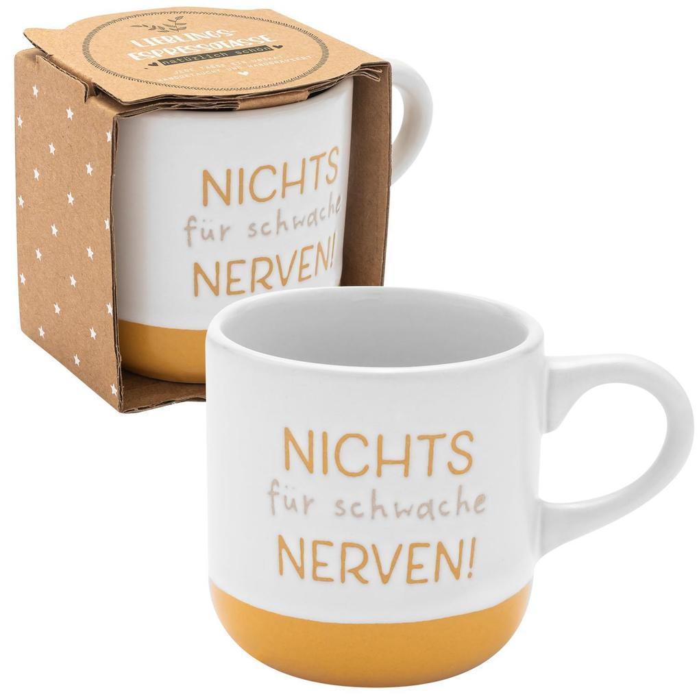 GRUSS & CO Espressotasse Motiv Nerven 10 cl