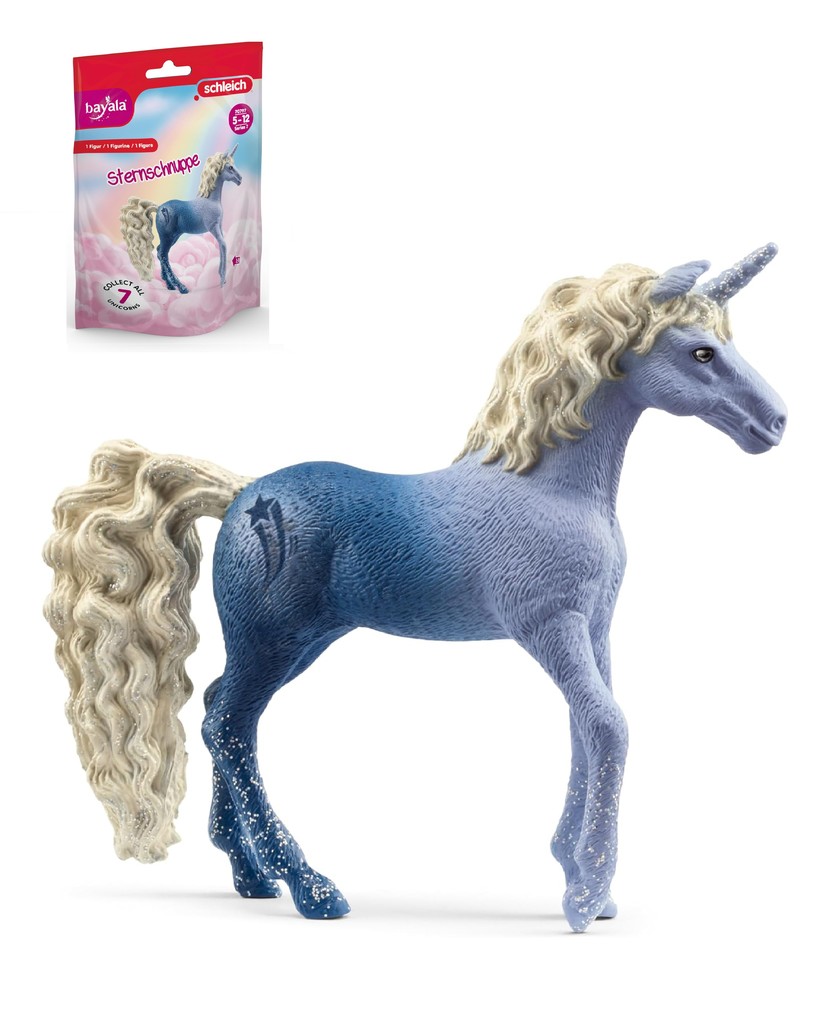 Schleich 70797 - Bayala Einhorn Sternschnuppe Sammeleinhorn Spielfigur 10x9x2cm