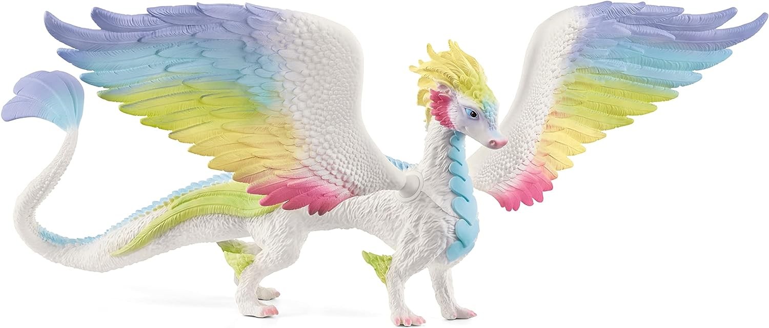 Schleich 70728 - Bayala Regenbogendrache Spielfigur 22x33x11cm