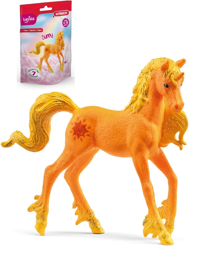 Schleich 70796 - Bayala Einhorn Sunny Sammeleinhorn Spielfigur 10x8x2cm