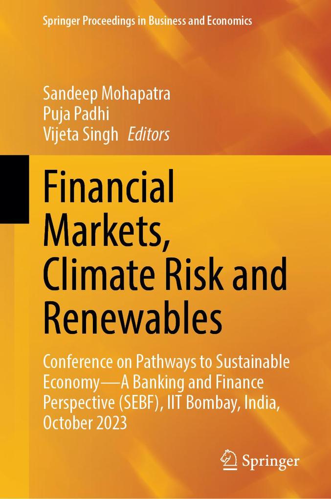 Financial Markets Climate Risk and Renewables