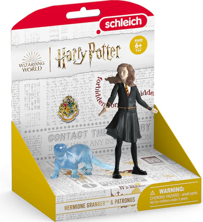 Schleich 42681 - Harry Potter Hermine Granger & Patronus Spielfiguren Höhe Hermine: ca. 9 cm