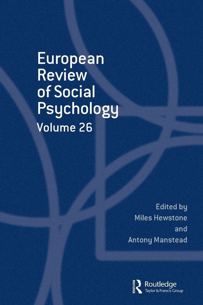 European Review of Social Psychology