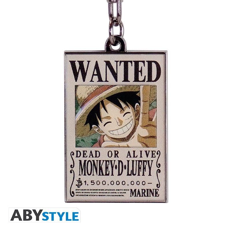 ONE PIECE - Keychain 'Wanted Luffy'
