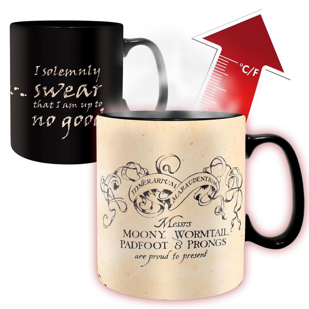 HARRY POTTER - Mug Heat Change - 460 ml - Marauder - cardboard