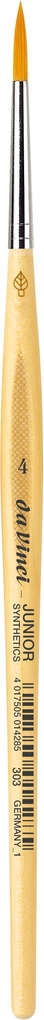 da Vinci Pinsel Junior Synthetics rund Serie 303 Gr. 4