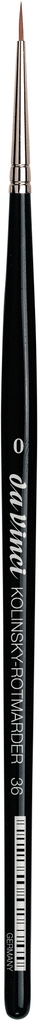 da Vinci Pinsel Rotmarder-Aquarellpinsel Serie 36 Gr. 0 rund