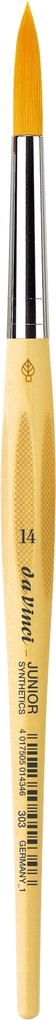 da Vinci Pinsel Junior Synthetics rund Serie 303 Gr. 14