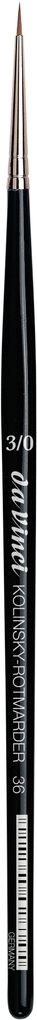 da Vinci Pinsel Rotmarder-Aquarellpinsel Serie 36 Gr.-3 rund