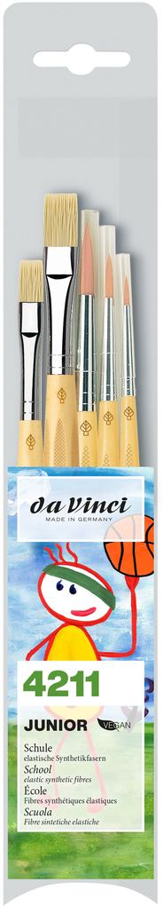 da Vinci Pinselset Allround- Malpinsel 5er Set