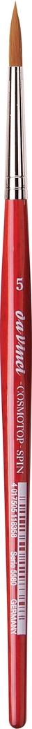 da Vinci Pinsel COSMOTOP-SPIN Aquarellpinsel Serie 5580 Gr. 5 rund