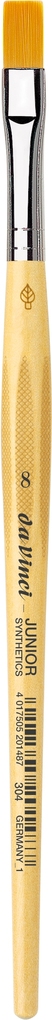 da Vinci Pinsel Junior Synthetics flach Serie 304 Gr. 8