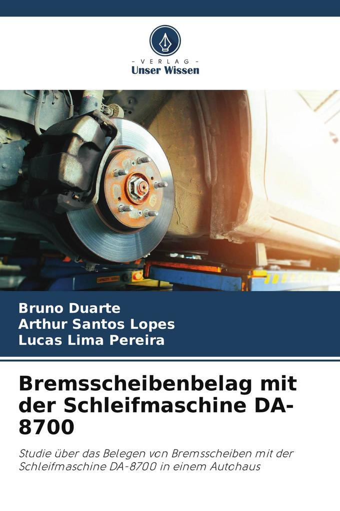 Bremsscheibenbelag mit der Schleifmaschine DA-8700