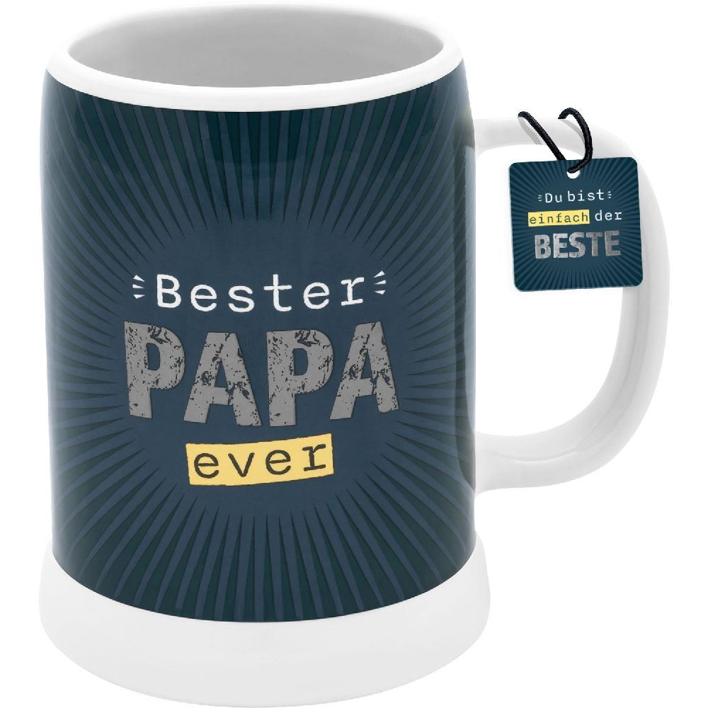 Bierkrug Motiv 'Bester Papa ever'