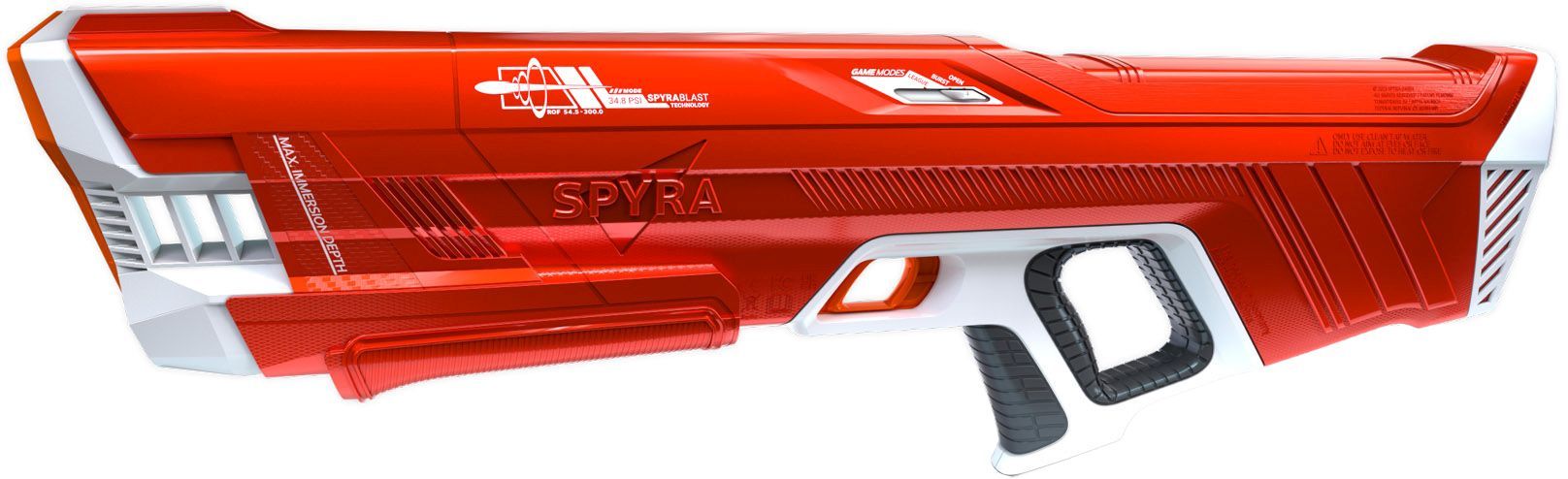 Spyra Three Wasserpistole rot