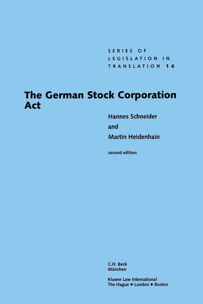 German Stock Corporation Act