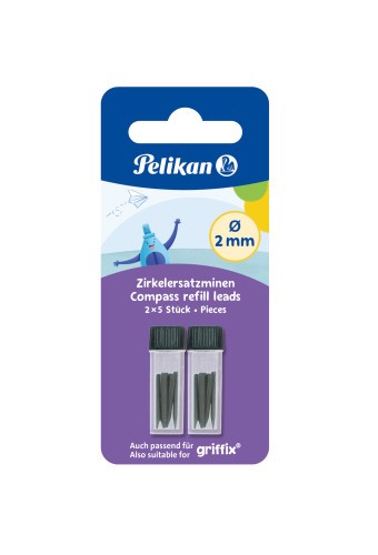 Pelikan Zirkel-Ersatzminen, auf Blisterkarte