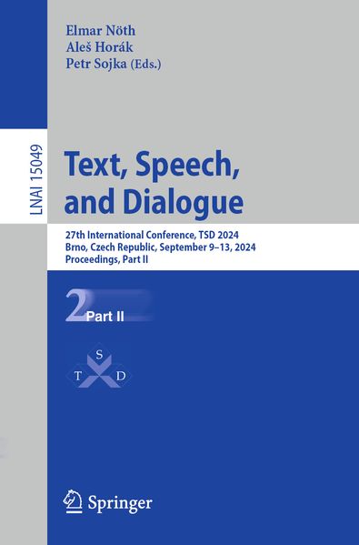 Text Speech and Dialogue