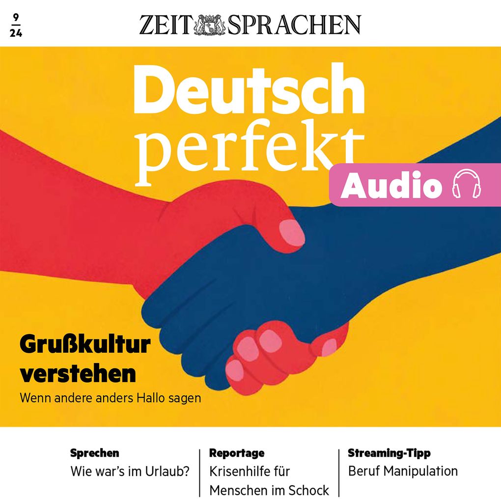 Deutsch lernen Audio Grußkultur verstehen