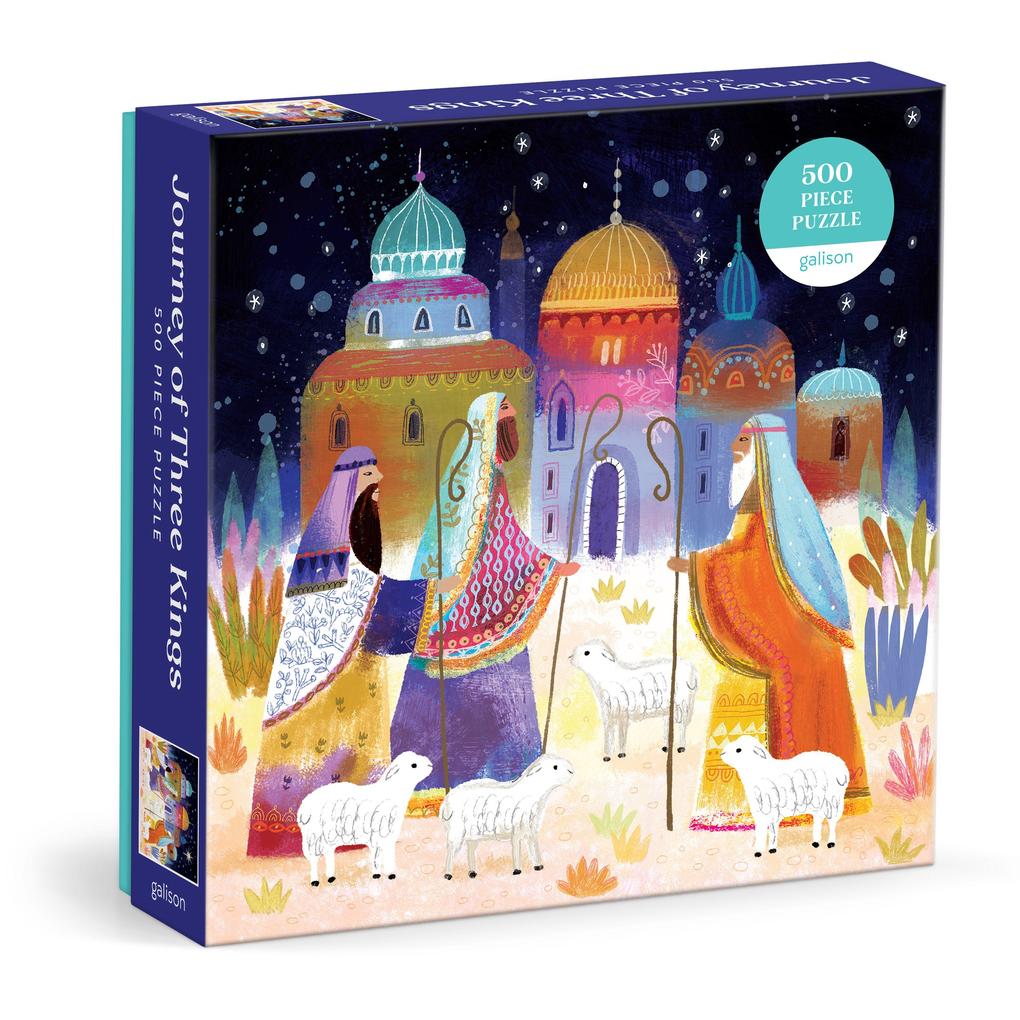 Abrams & Chronicle Books Journey Of Three Kings 500 Piece Puzzle