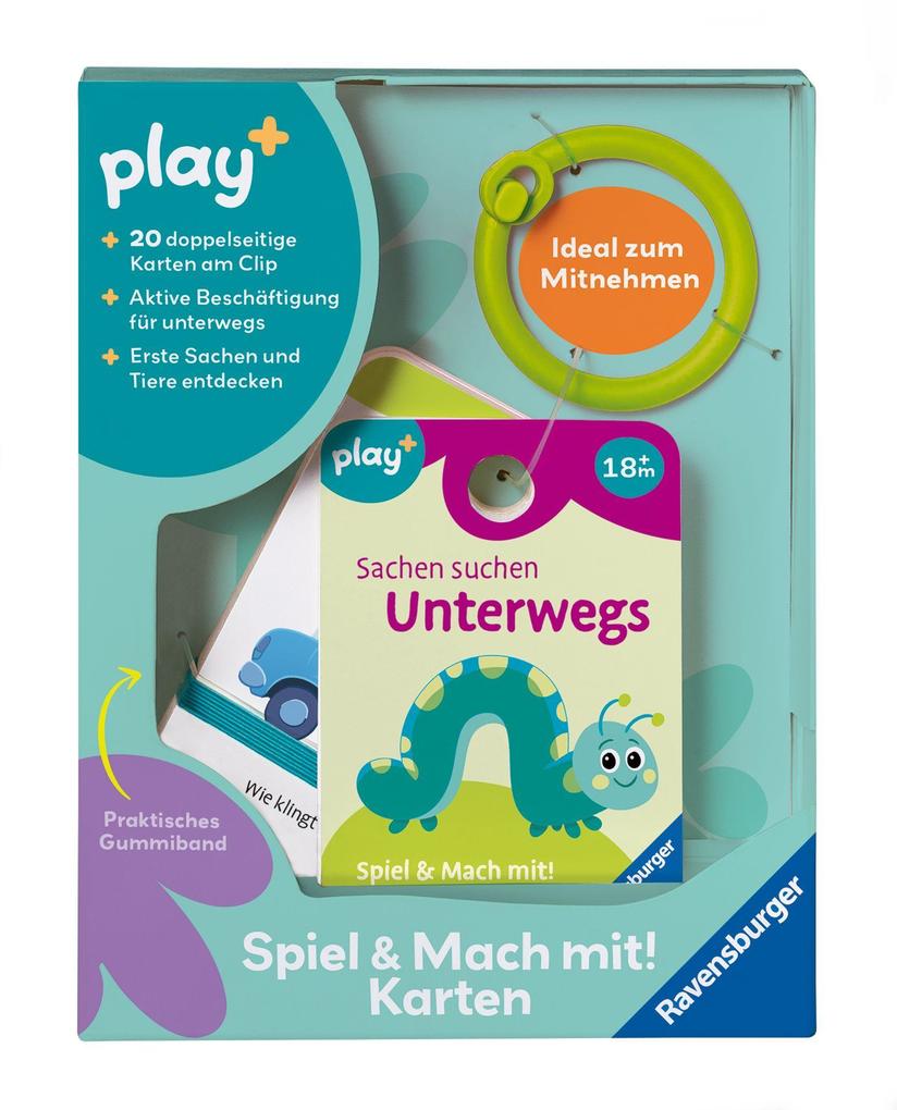 Play+ Spiel & Mach mit! Karten: Sachen suchen: Unterwegs - ab 15 Jahre