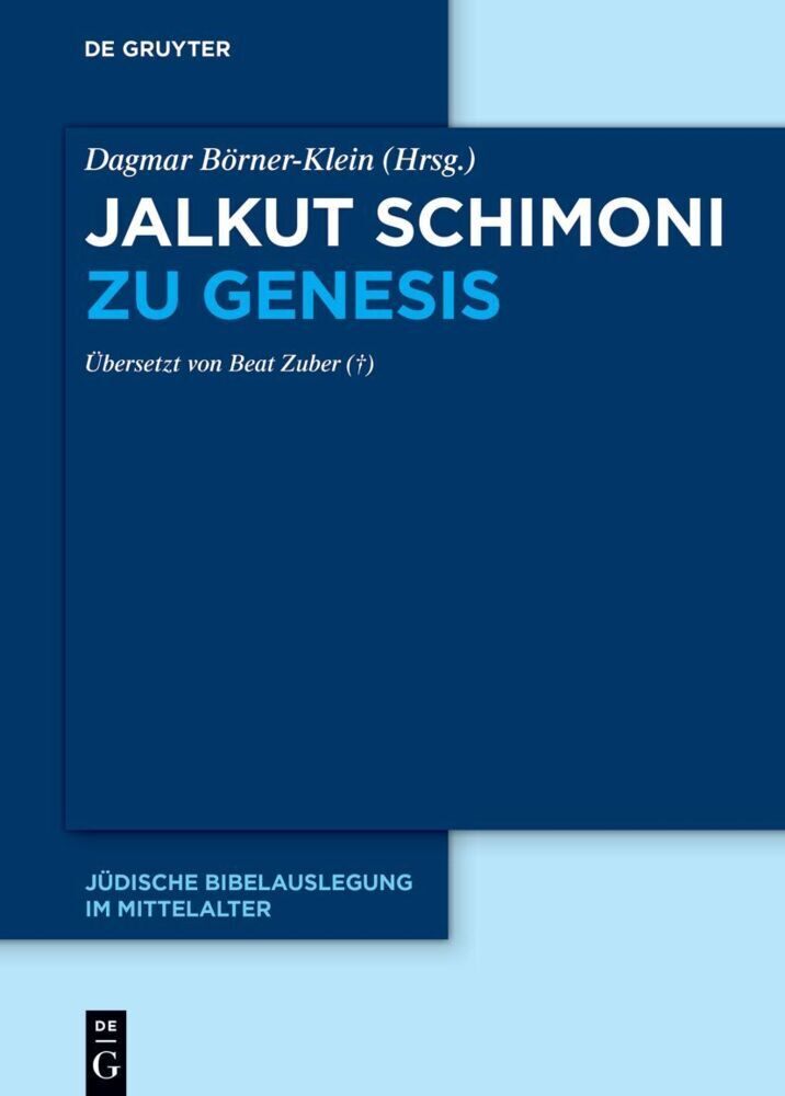 Jalkut Schimoni zu Genesis 2 Teile