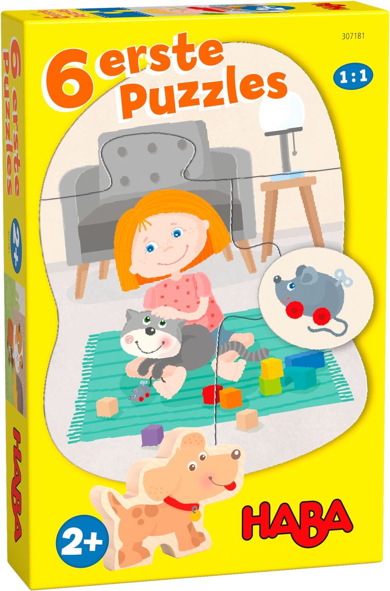 HABA - 6 erste Puzzles - Haustiere