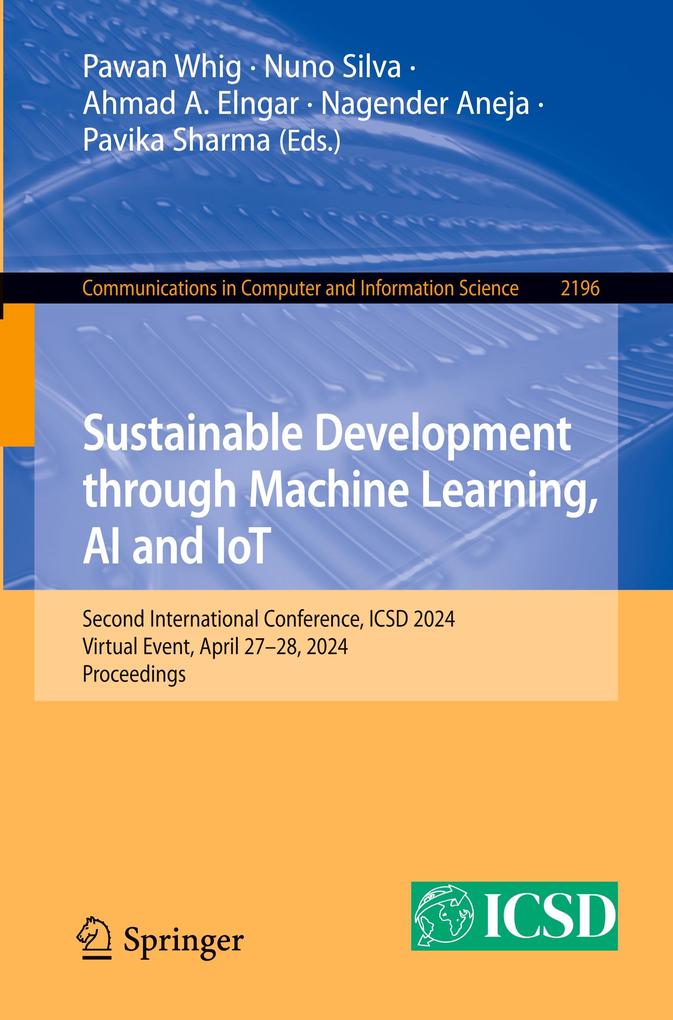 Sustainable Development through Machine Learning AI and IoT