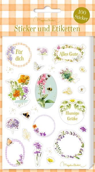 Stickerbogen mit 100 Stickern